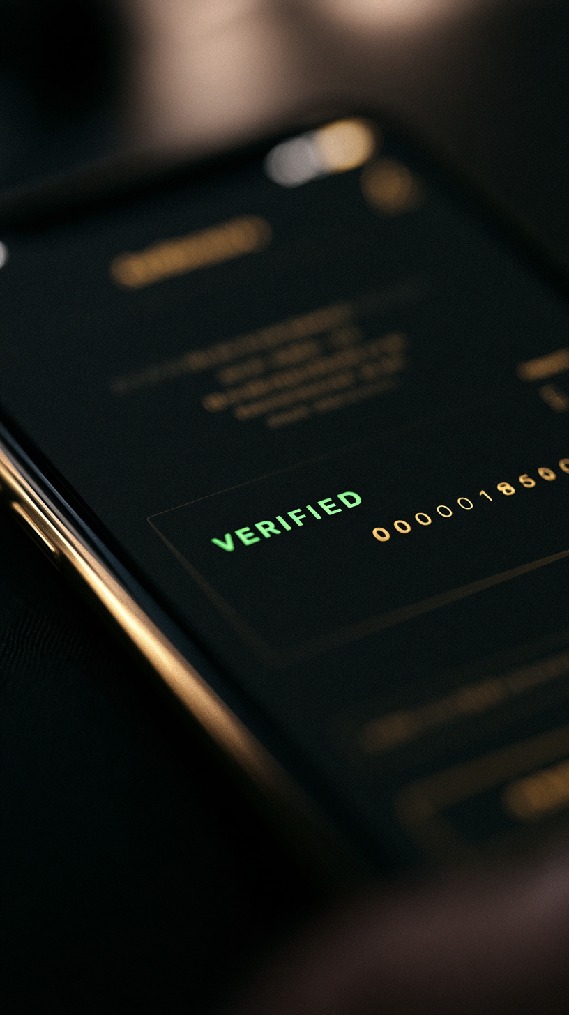 Blockchain serial number registration — triple-verified, immutable